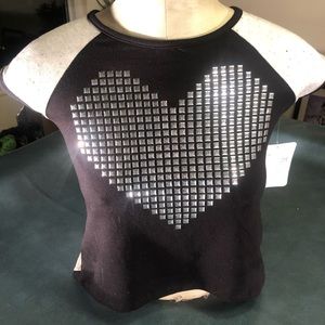 NWT Kiddo (Tween) Shirt with Metallic Heart